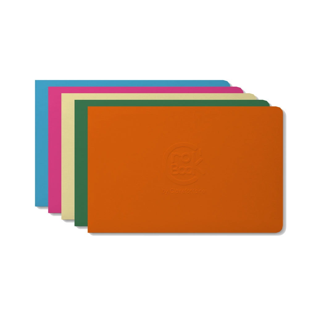 CROK’BOOK NOTEBOOK 11 x 17 cm (multiple colours) — by Clairefontaine
