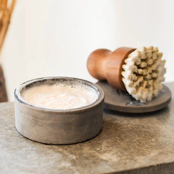 SOLID DISH SOAP WITH CONCRETE JAR — by La Belle Excuse