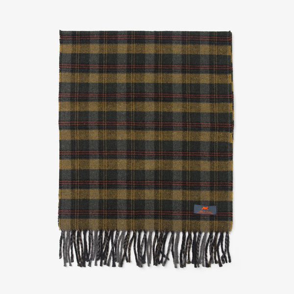WOOL PLAID SCARF – Green — by Milo & Dexter