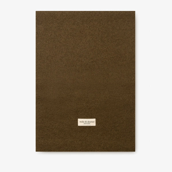 CLASSIC MERINO WOOL SCARF – Olive — by Milo & Dexter