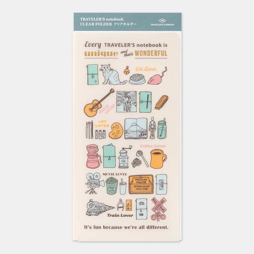 TRAVELER'S NOTEBOOK - Clear Folder — by Traveler’s Company