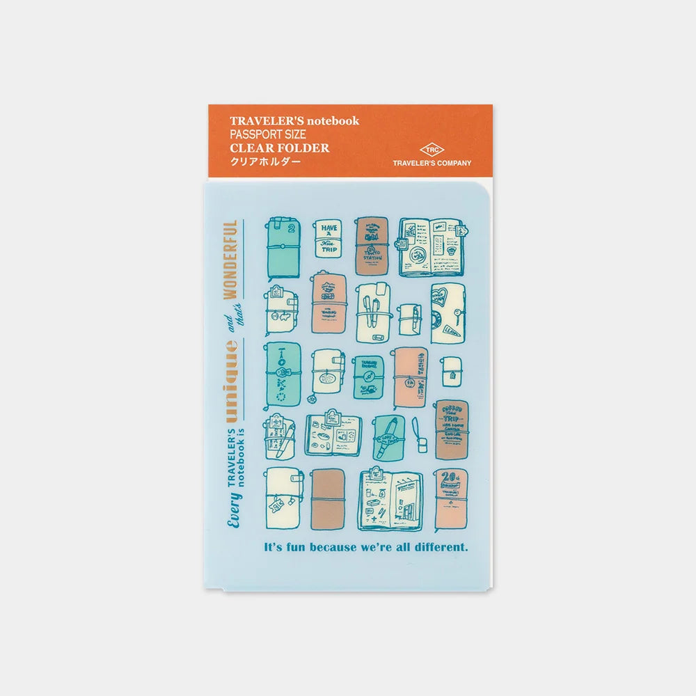TRAVELER'S NOTEBOOK - Clear Folder (Passport Size) — by Traveler’s Company
