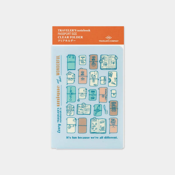 TRAVELER'S NOTEBOOK - Clear Folder (Passport Size) — by Traveler’s Company