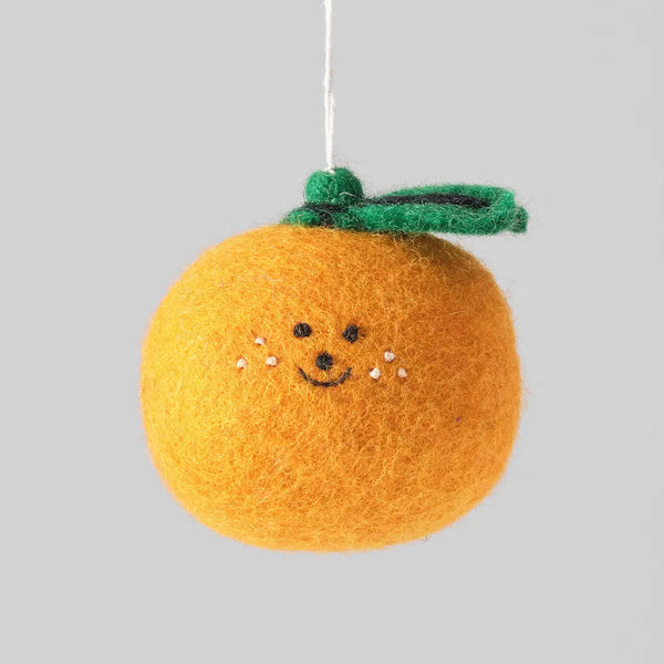CLEMENTINE HANGING FELT ORNAMENT— by Holly St Clair