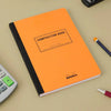 CAHIER DE COMPOSITION QUADRILLÉ RELIÉ COUSU B5 ORANGE — par Rhodia