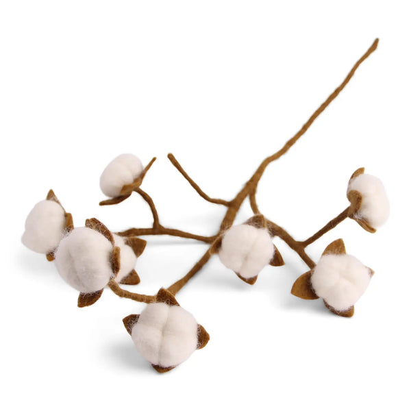 FELT FLOWER - COTTON BRANCH — by Gry & Sif