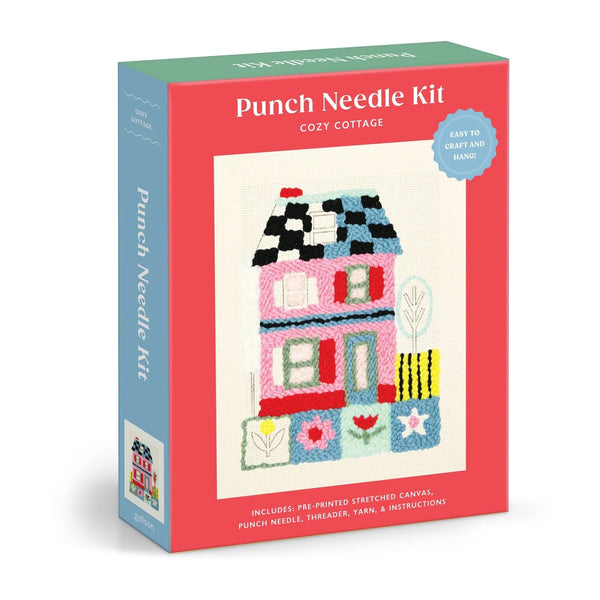 COZY COTTAGE PUNCH NEEDLE KIT — designed by Molly Egan