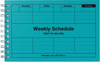 DAYFREE UNDATED WEEKLY SCHEDULE PLANNER (multiple colours) — by MARK'S