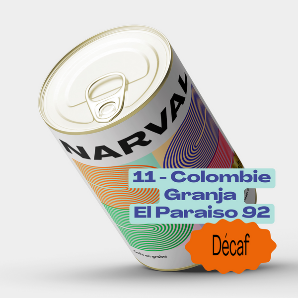 WHOLE BEAN COFFEE - DECAF - Fancy Lab (Single-origin coffee, 11 - Granja Paraison 92) — by NARVAL Café Lab