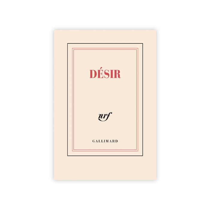 "DÉSIR" NOTEBOOK — by Gallimard
