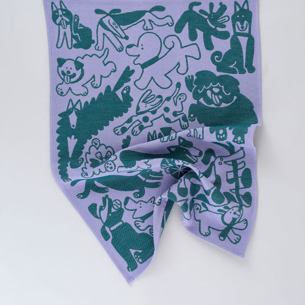 "DOGS DAY OUT" TEA TOWEL — by Cari Vander Yacht