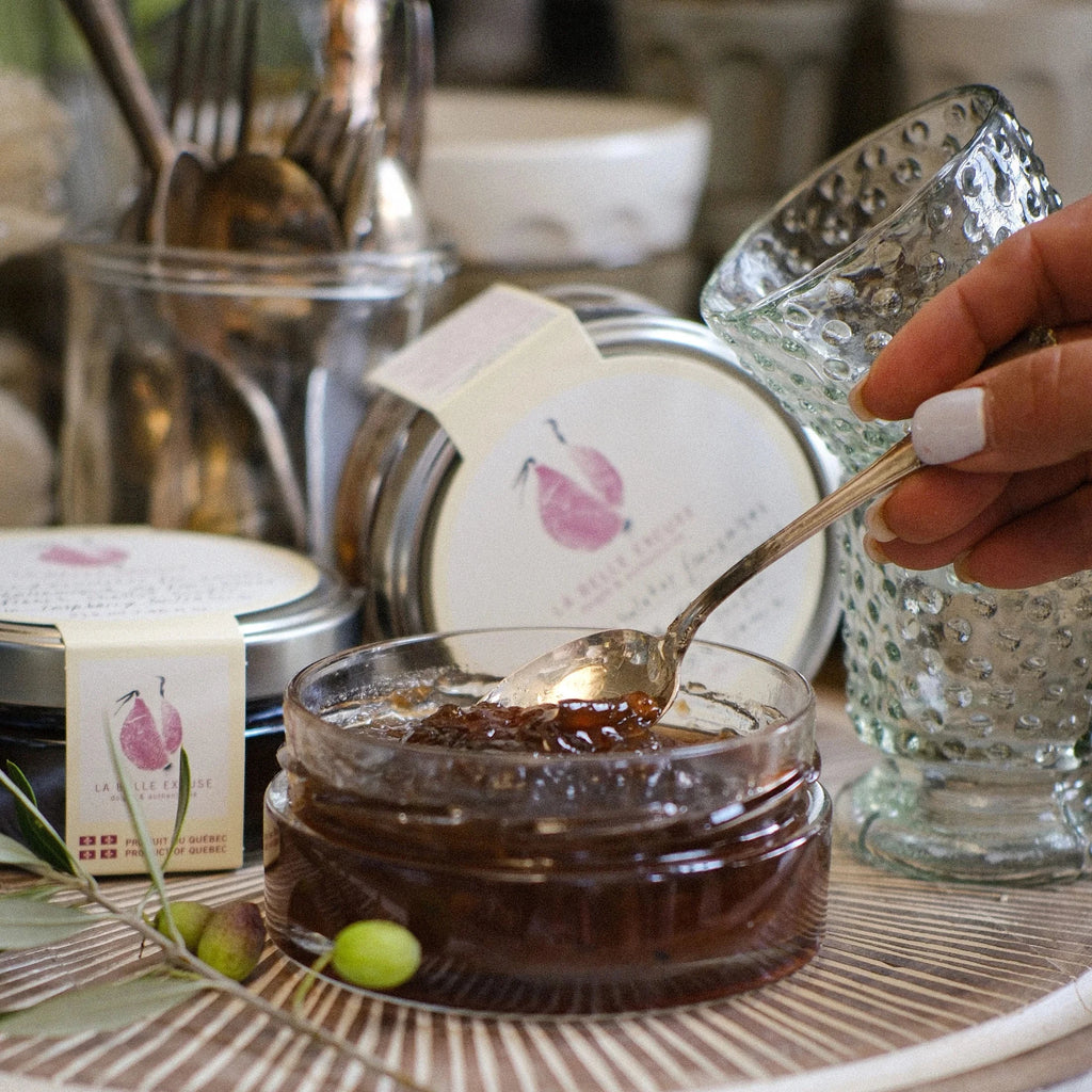 FRENCH SHALLOT CONFIT IN RASPBERRY BALSAMIC — by La Belle Excuse