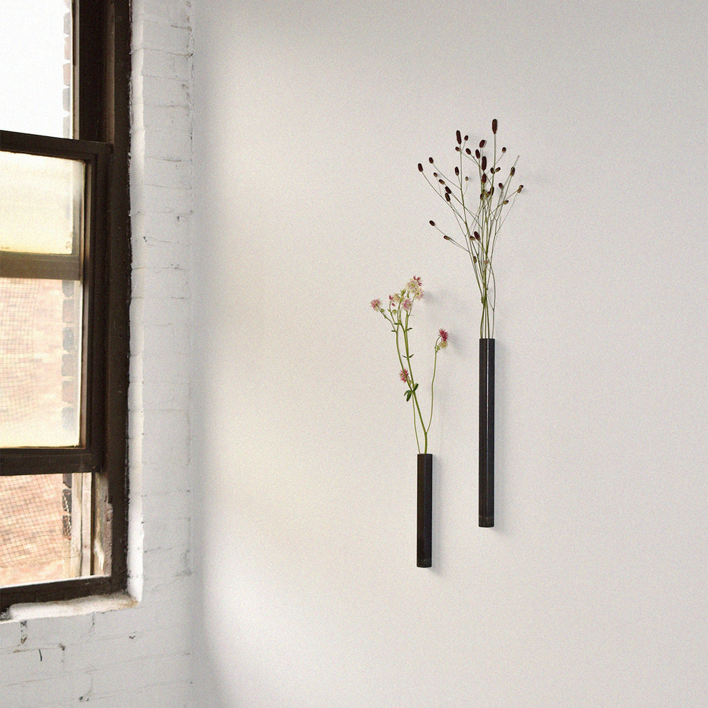 DALHIA - Wall-Mounted Steel Vase (Multiple sizes) — by Atelier ALZ