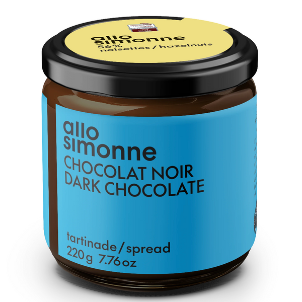 TARTINADE DE CHOCOLAT NOIR ET NOISETTES — par Allo Simone