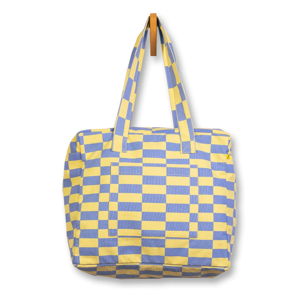 DAYTRIP TOTE (Riviera Check) — by FLUF