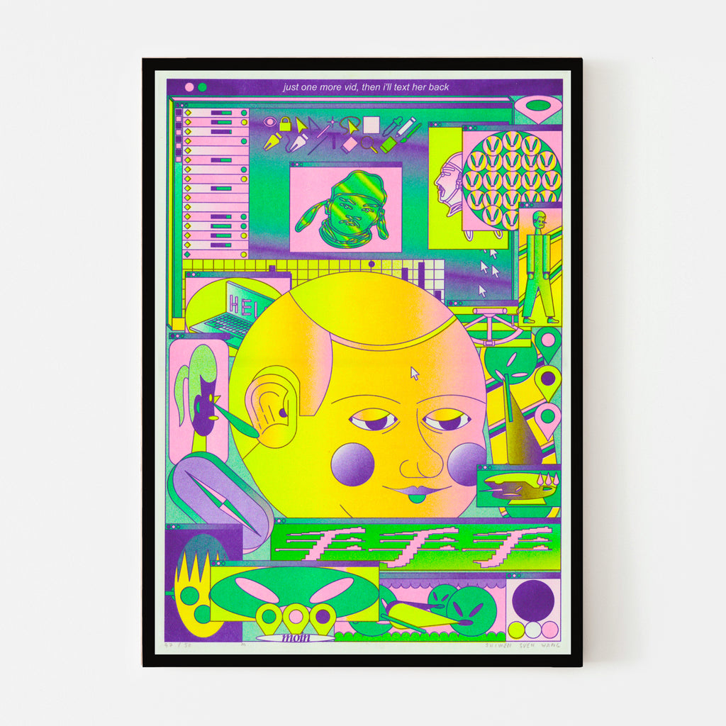 DIGITAL BOI, 29,7 x 42 cm (A3) – par Shiwen Sven Wang