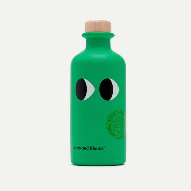  Huile d'olive extra vierge au basilic , 200 ml — par Yiayia and Friends