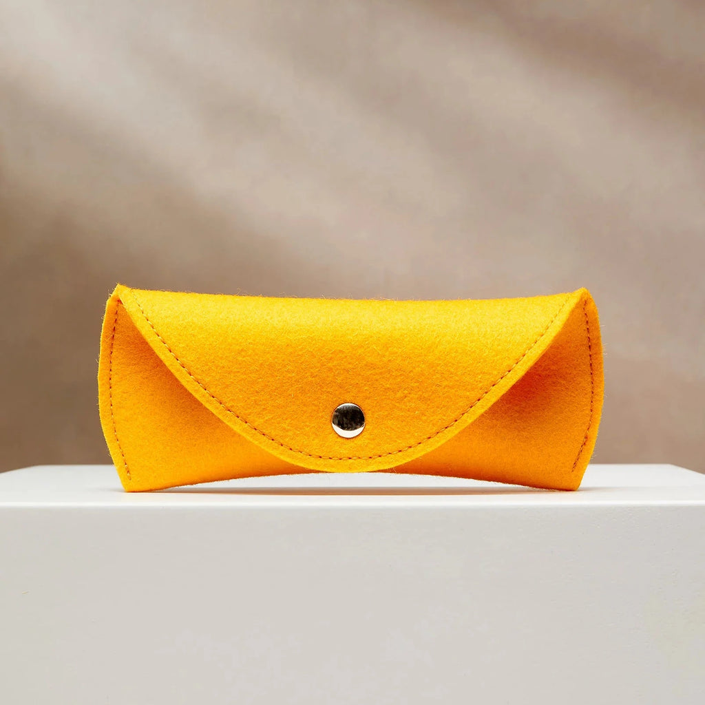 JAZZ GLASSES CASE - Yellow — by Gonthier Atelier