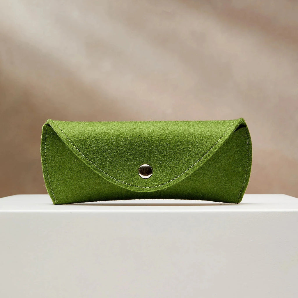 JAZZ ÉTUI À LUNETTES - Vert Olive — par Gonthier Atelier