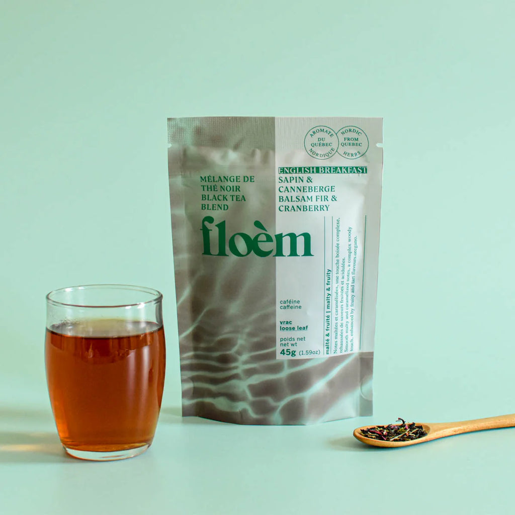 Floem Tea ENGLISH BREAKFAST BLACK TEA, FIR & CRANBERRY - Loose Leaf Tea — by Flo ...