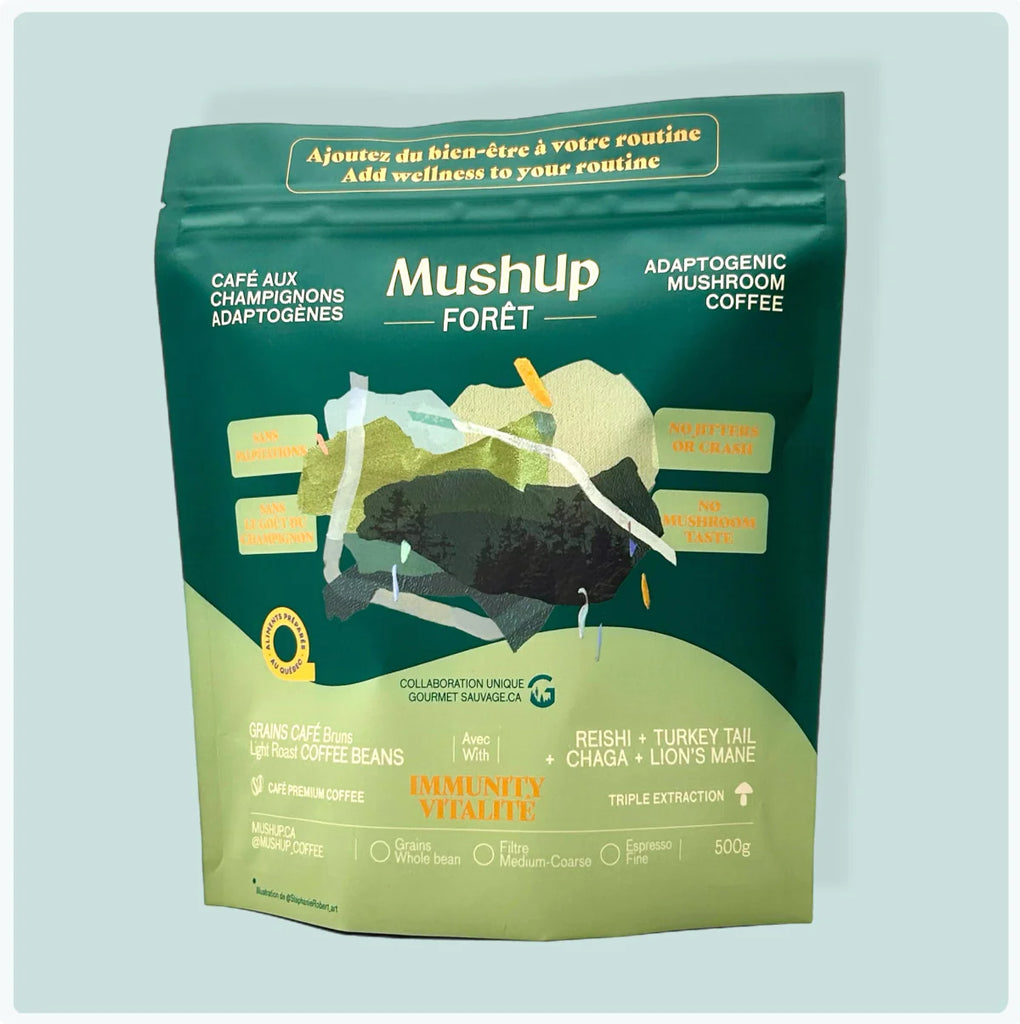 FORÊT, IMMUNITY & VITALITY - Adaptogenic Mushroom Coffee (Multiple sizes) — by MushUp