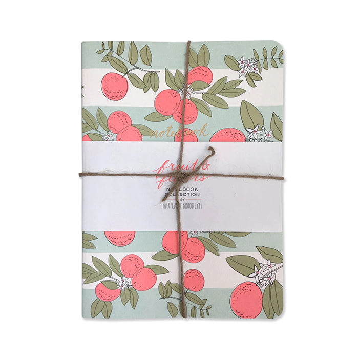 FRUIT AND FLOWERS NOTEBOOK — by Hartland Brooklyn
