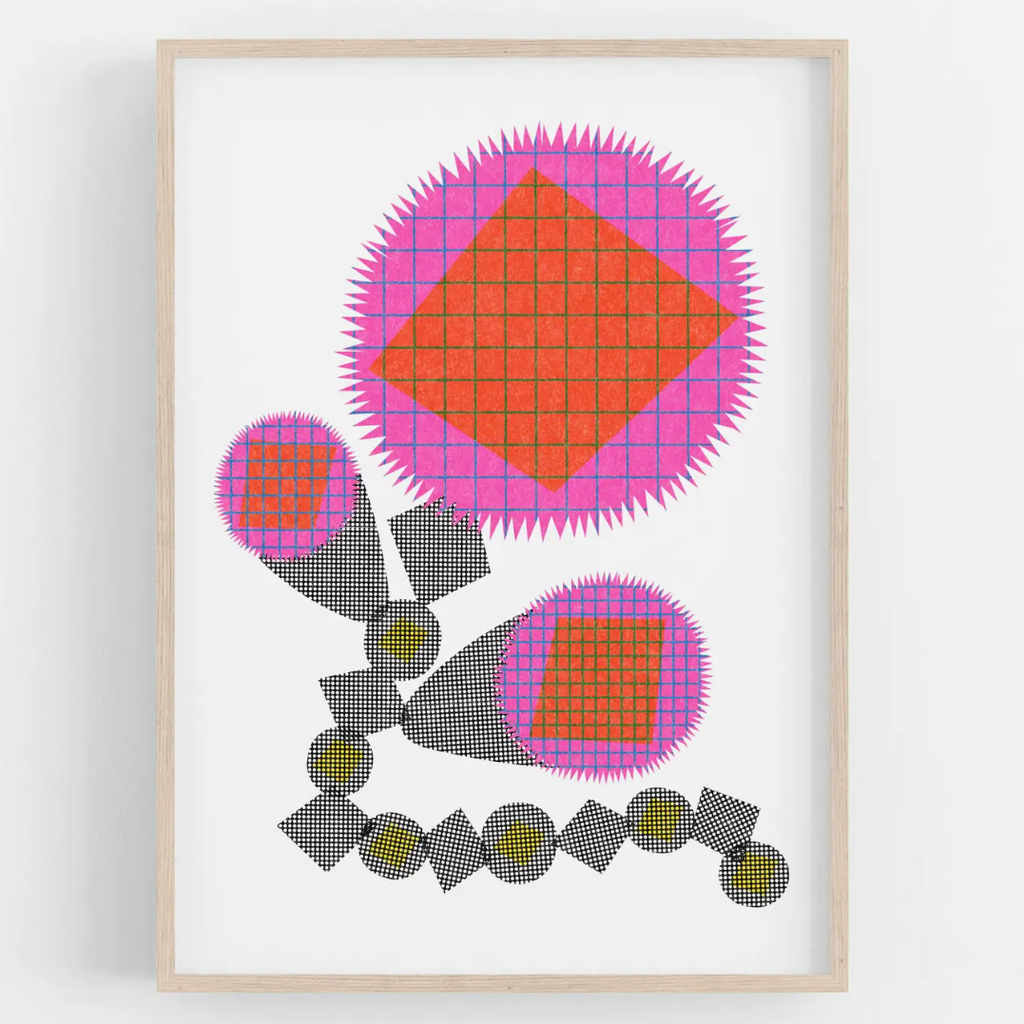 FUZZY FLOWERS , 8.5 x 11 inches — by Vikki Wiercinski