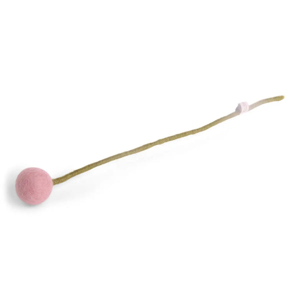 FELT FLOWER - ROUND FLOWER DUSTY PINK — by Gry & Sif