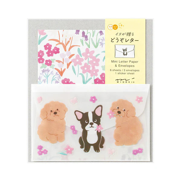 FOR YOU DOG, MINI LETTER SET WITH STICKERS — by Midori