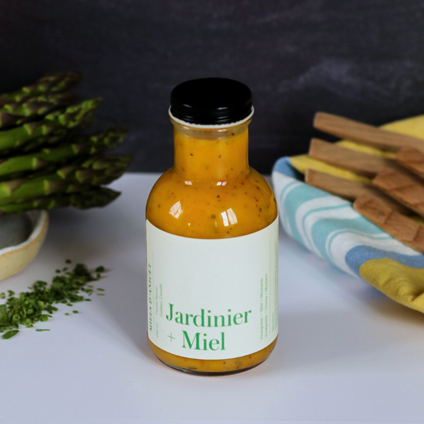 VINAIGRETTE JARDINIER + MIEL — par Miels d'Anicet