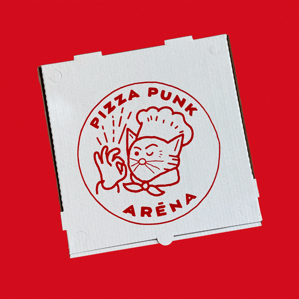 “PIZZA PUNK ARENA” Collector's box — Limited Edition of 48 — by Benoit Tardif