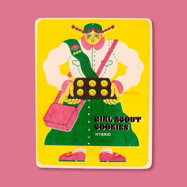 GIRL SCOUT COOKIES, 5” X 6.5”  — by Aless MC