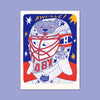 GO HABS GO – 9" x 12" (Risograph Poster) — by Amery Sandford