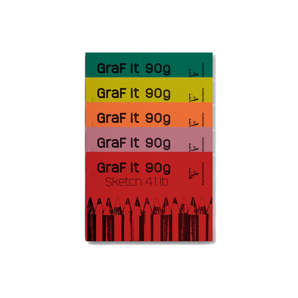 GRAF IT 90G A6 (plusieurs couleurs) — par Clairefontaine
