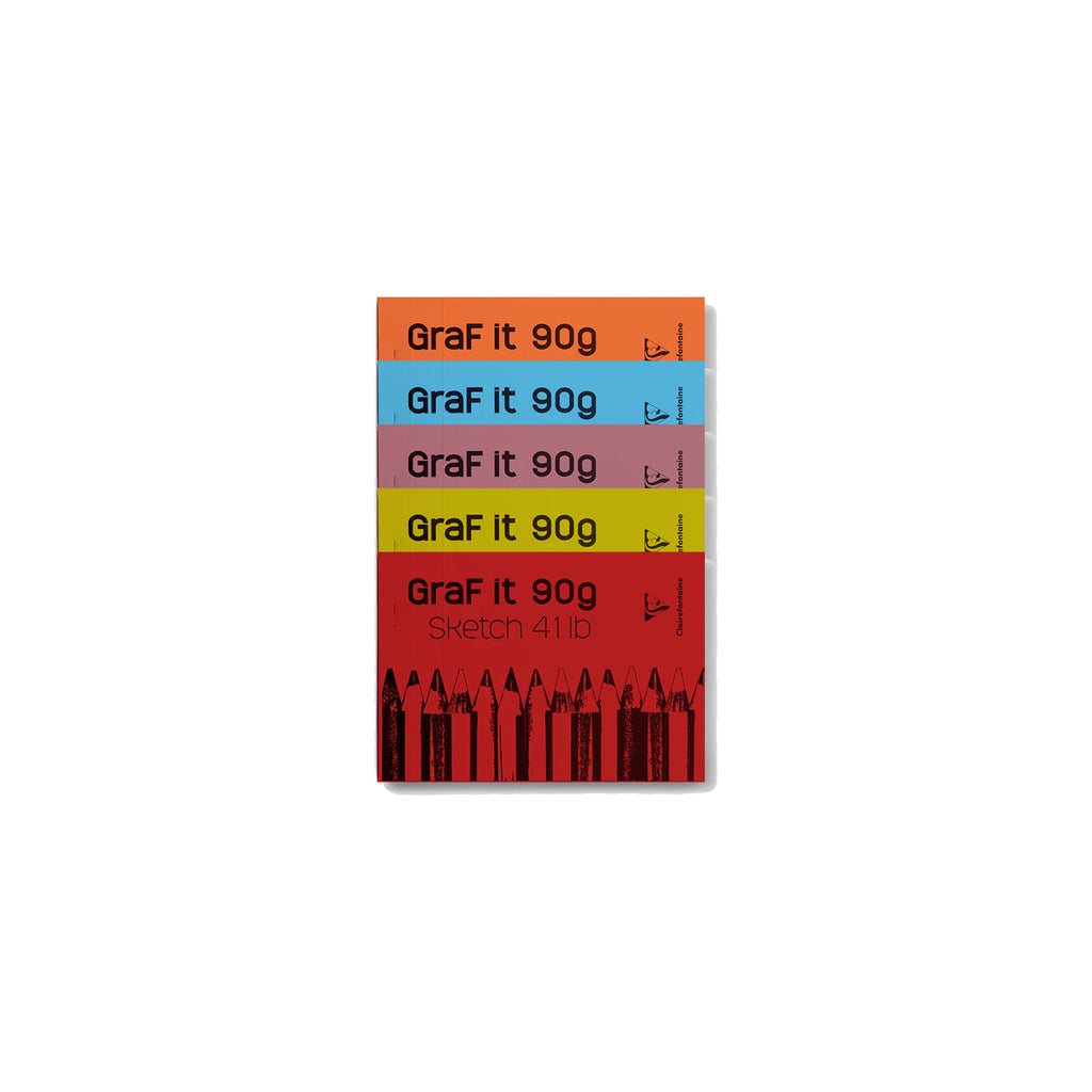 GRAF IT 90G A7 (multiple colours) — by Clairefontaine – Paperole