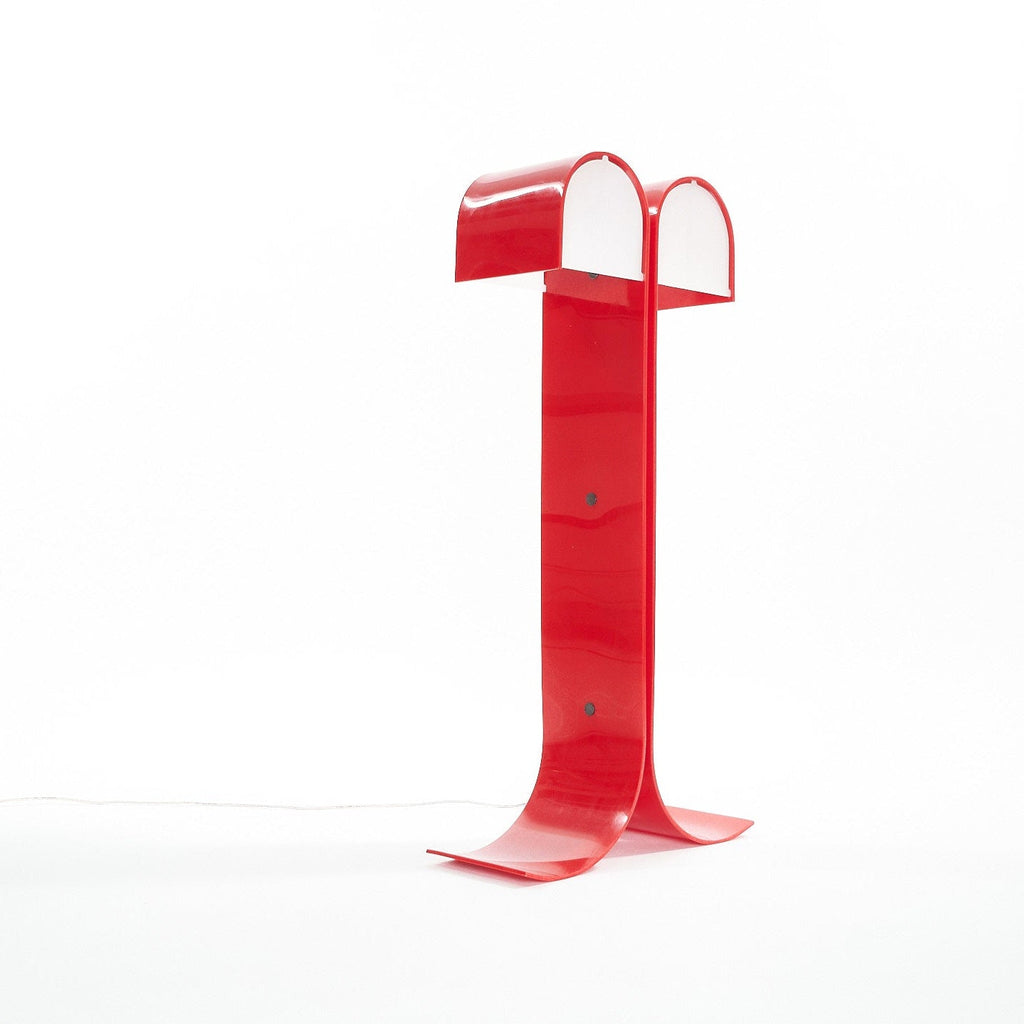 GLO-UP, DOUBLE NINER, RED (Tall) - Floor Lamp — by Douglas Ball