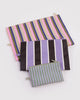 ENSEMBLE DE 3 POCHETTES « CANDY SHOP STRIPES »  — par Baggu