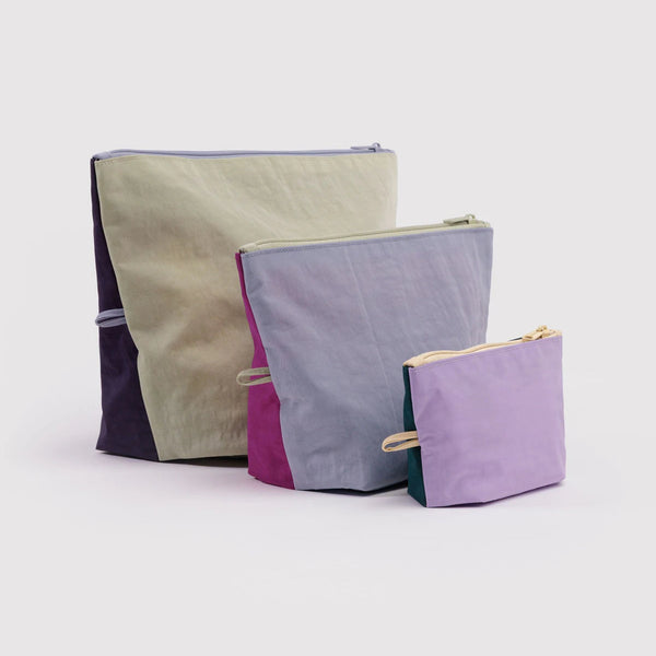 GO POUCH SET "LAGOON MIX" — by Baggu