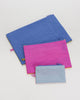 GO POUCH SET VACATION COLORBLOCK — by Baggu