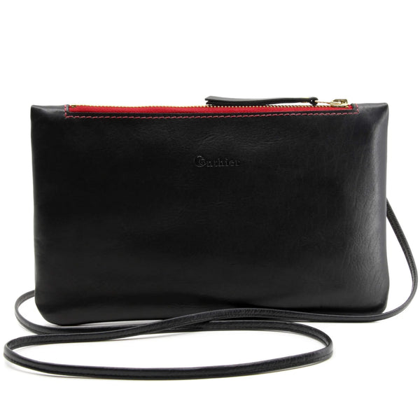 CALLAS HANDBAG - Black Leather — by Gonthier Atelier