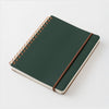 GREEN WM RING NOTEBOOK GRAIN B6 — by Midori
