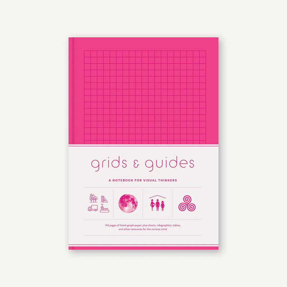GRIDS & GUIDES NOTEBOOK (various colours) — by Princeton Architectural Press