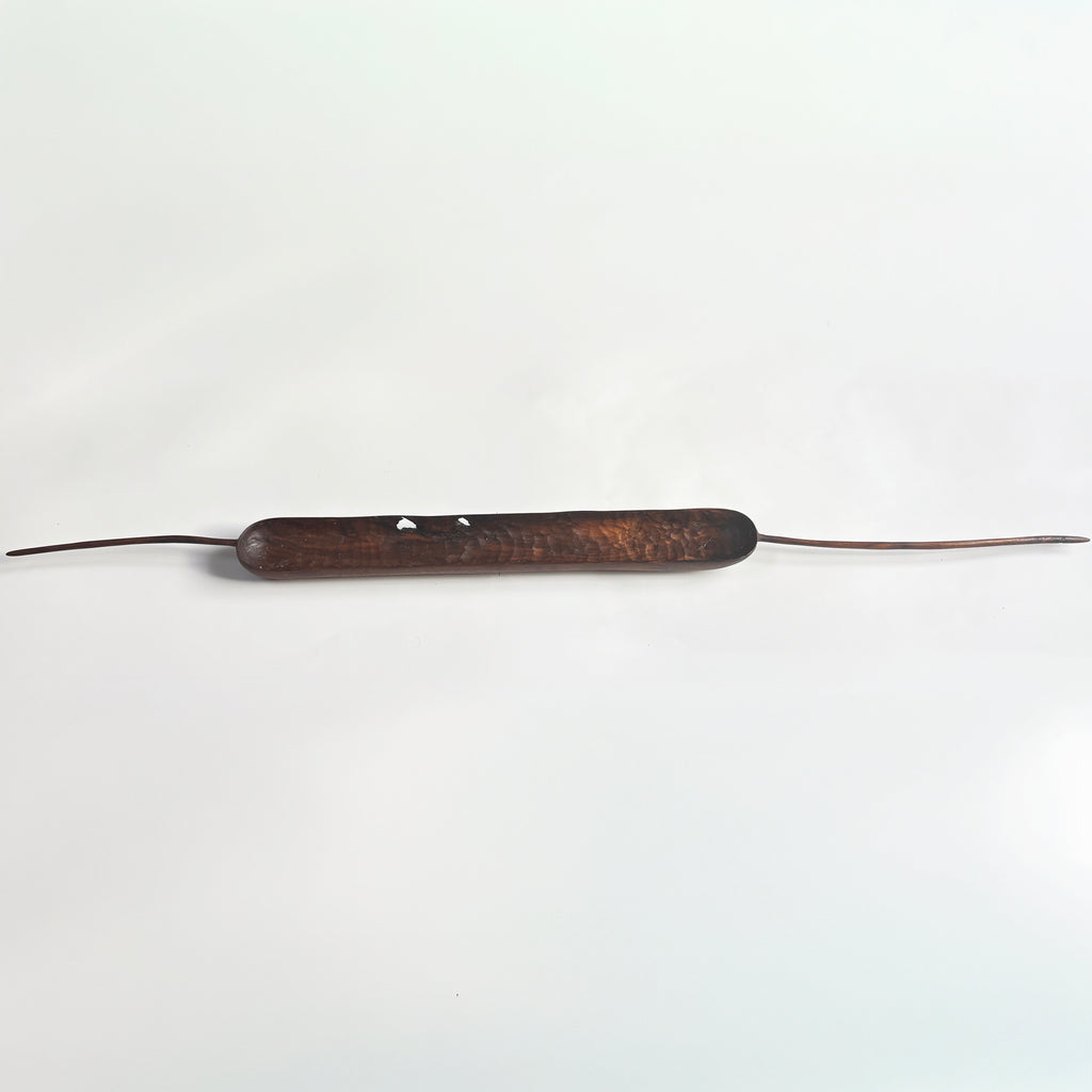 LONG SCULPTURAL BOWL IN BLACK WALNUT — par Lemyre