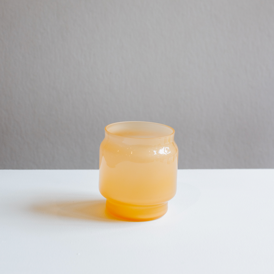 GOBELET EN VERRE SOUFFLÉ, ORANGE SAHARA — par Fusion f.