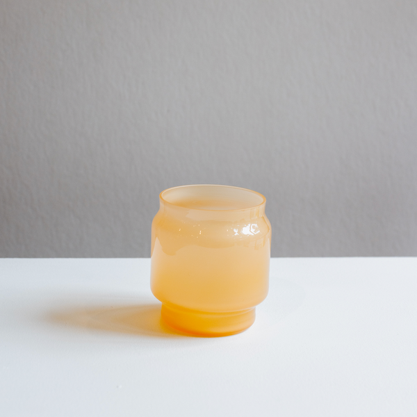 GOBELET EN VERRE SOUFFLÉ, ORANGE SAHARA — par Fusion f.