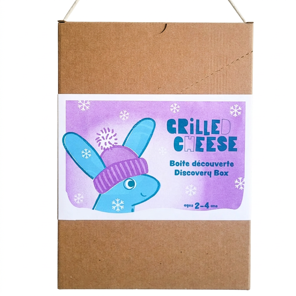 BOITE DÉCOUVERTE DES FÊTES - 4 magazines (5-10 ans) —  par Grilled Cheese Magazine