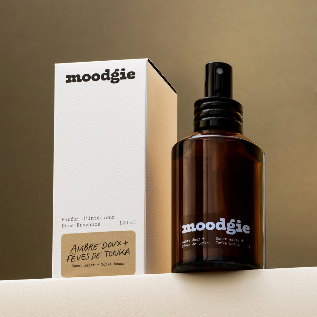 HOME FRAGRANCE (Sweet Amber + Tonka Beans) — by Moodgie