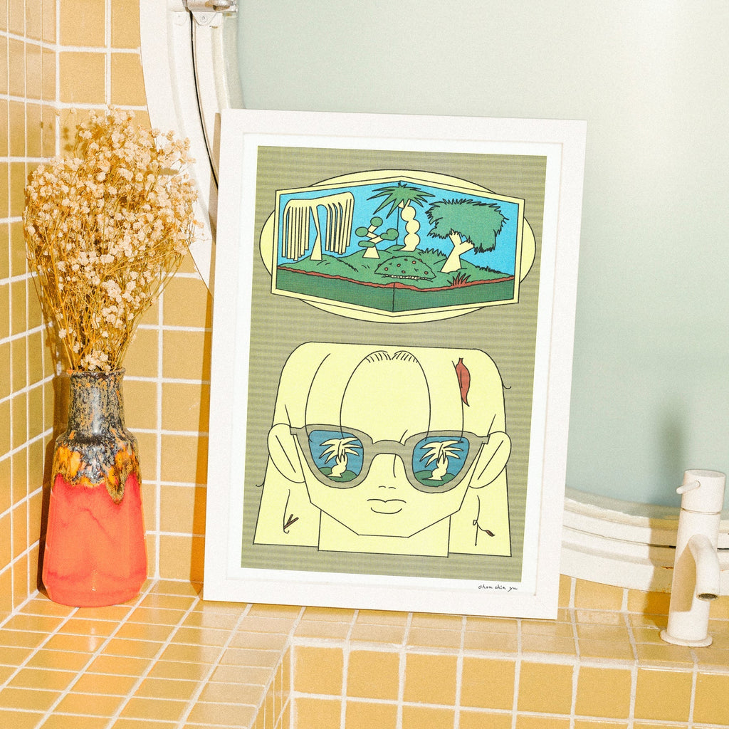 IF I COULD COLLECT TREES INTO MY OWN SPACE, 29,7 x 42 cm (A3) — by Chou Chia Yu