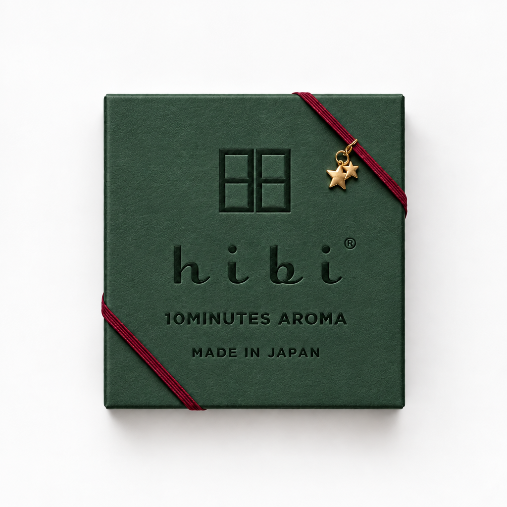 INCENSE MATCH 10 MINUTES AROMA - Herbal Gift Box (Green) — by hibi