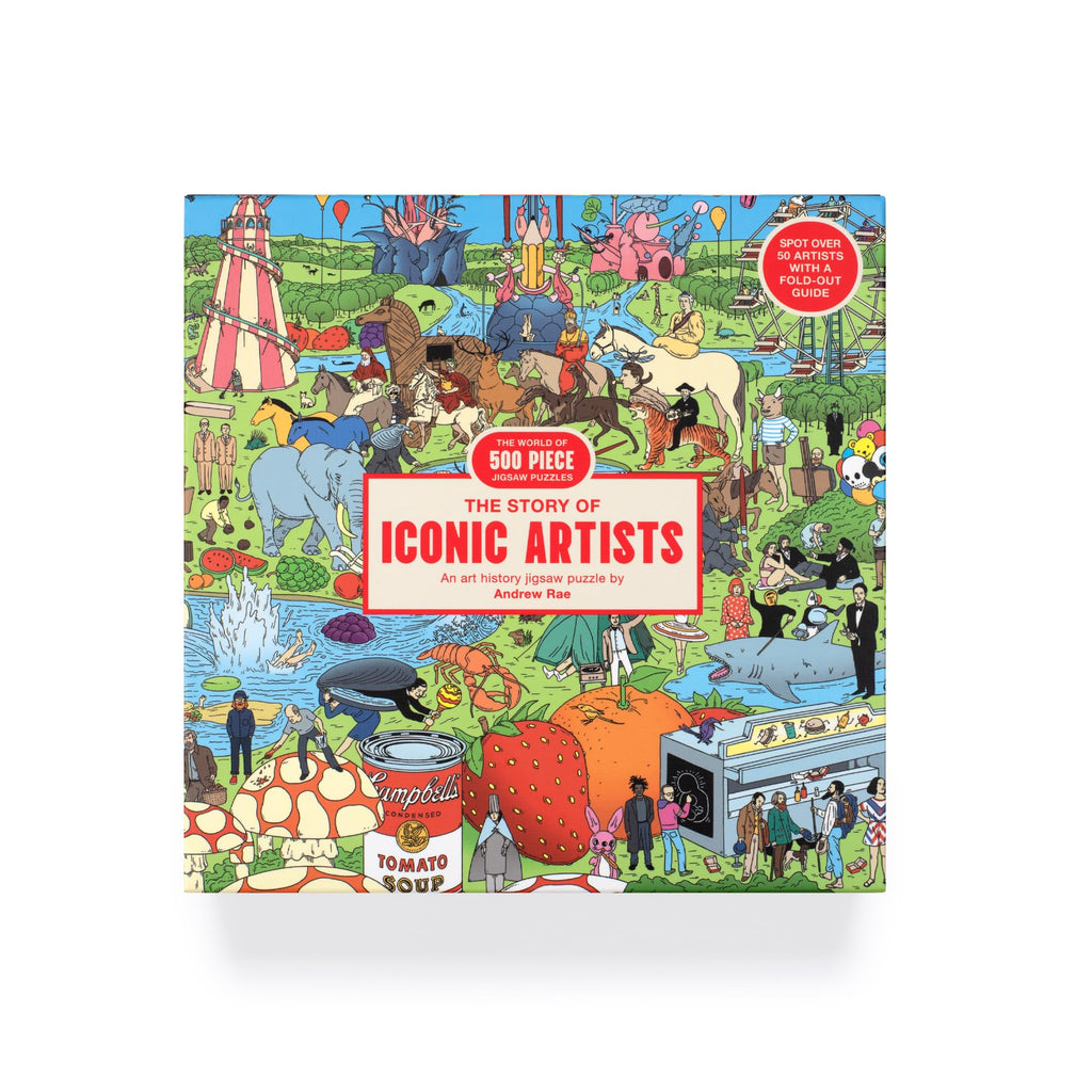 THE STORY OF ICONIC ARTISTS - 500 Pieces Puzzle — by Andrew Rae